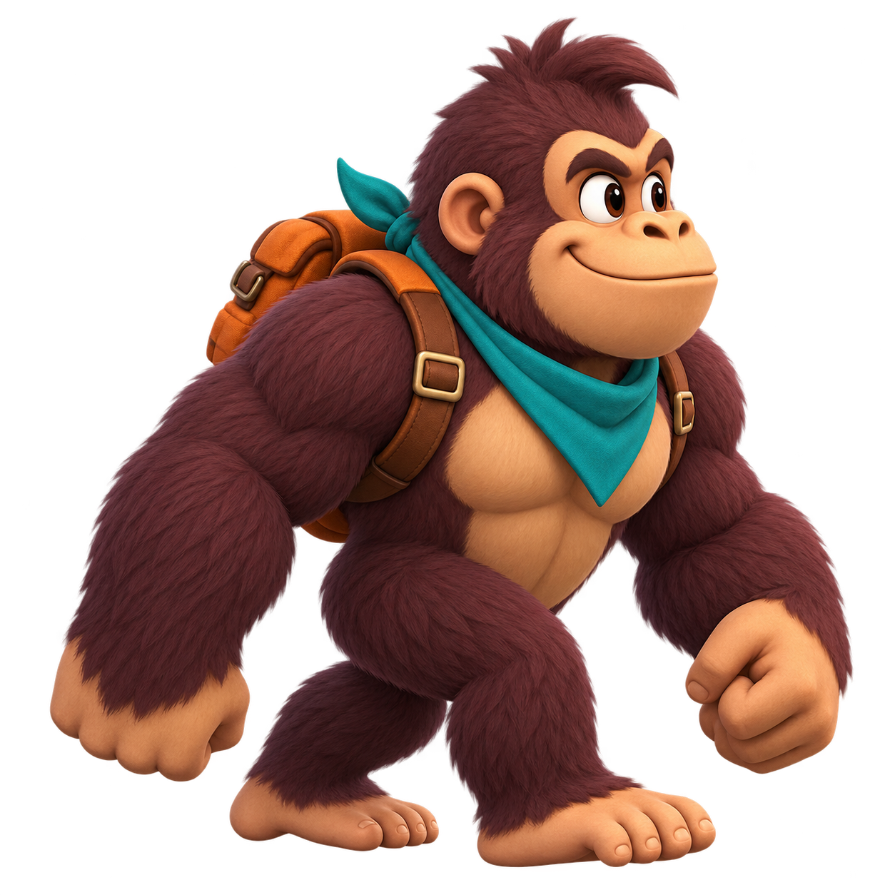 Bongo, a friendly gorilla explorer