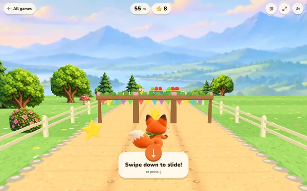 Mithi Dash: a screenshot of the game