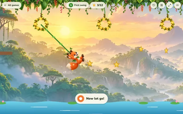 Mithi Swing: a screenshot of the game